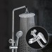 Shower mixer Bathroom Mixer Shower Set Shower Head And Handheld Shower Holder Bar Mixer Shower Set - B0795R7Q79